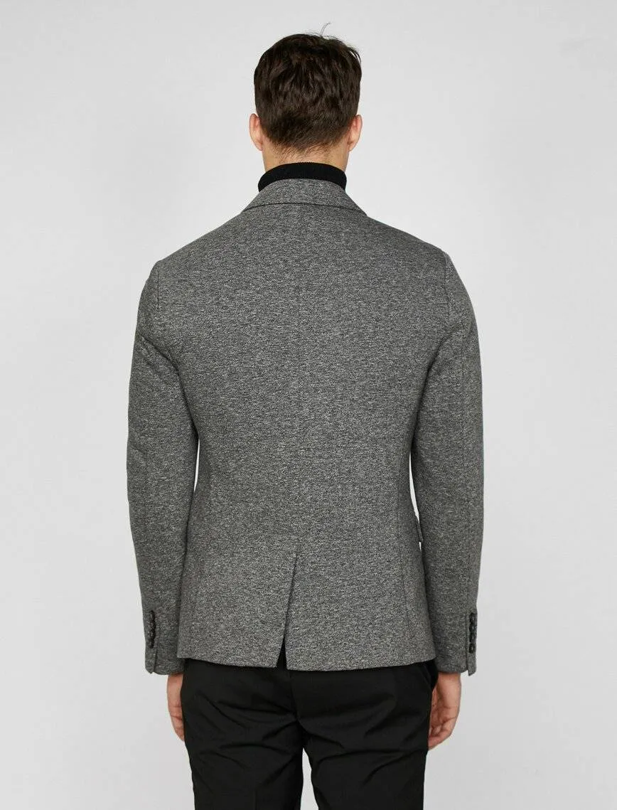 10833 Grey Patterned Blazer