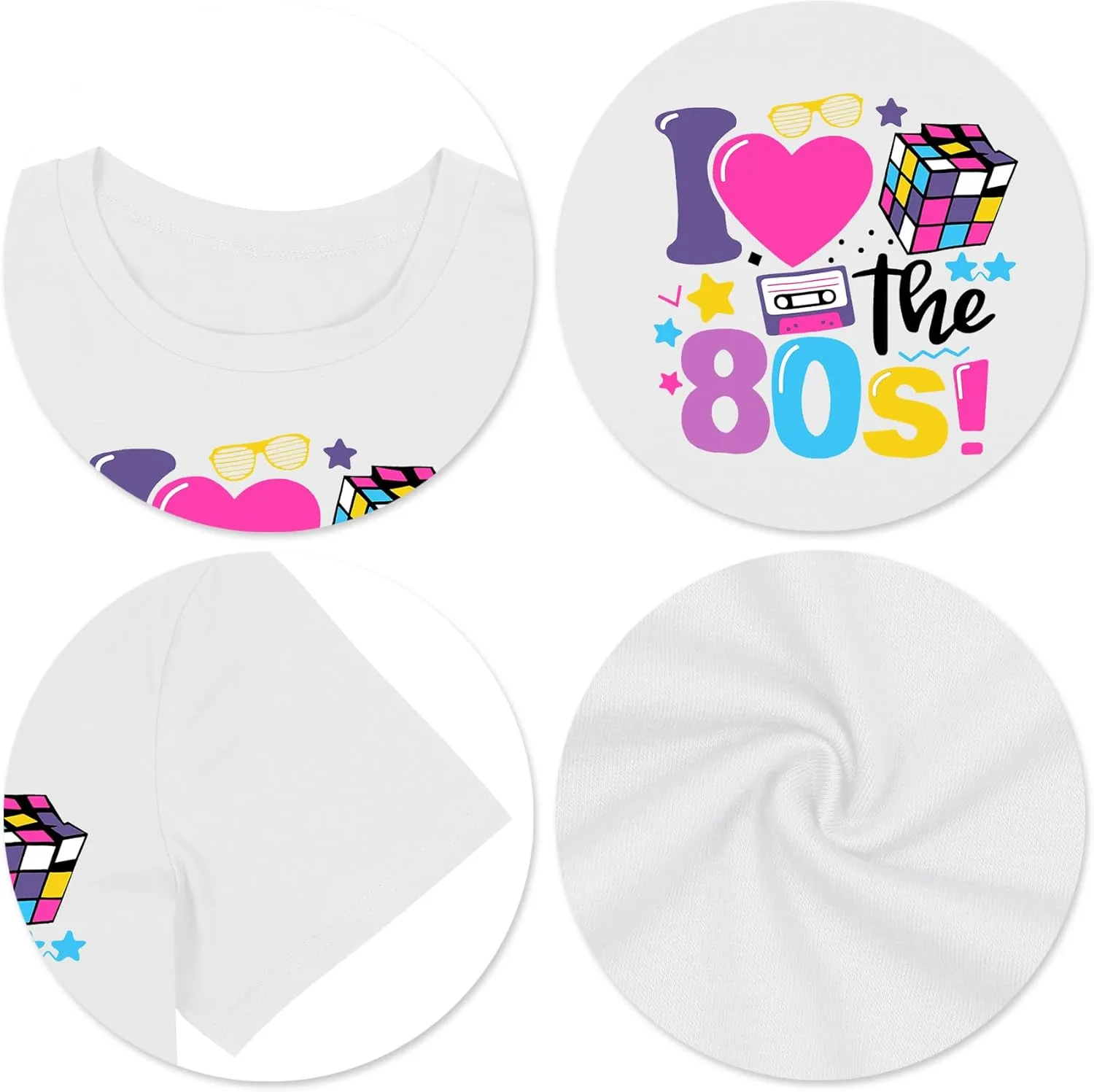 80's Shirts for Men: I Love The 80s Shirt Tops Vintage 80s Music T-Shirt 80s Birthday Party Outfits
