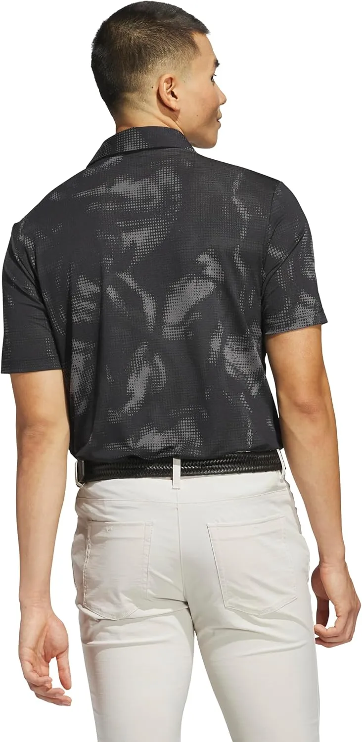 adidas Men's Ultimate365 Printed Mesh Polo Shirt