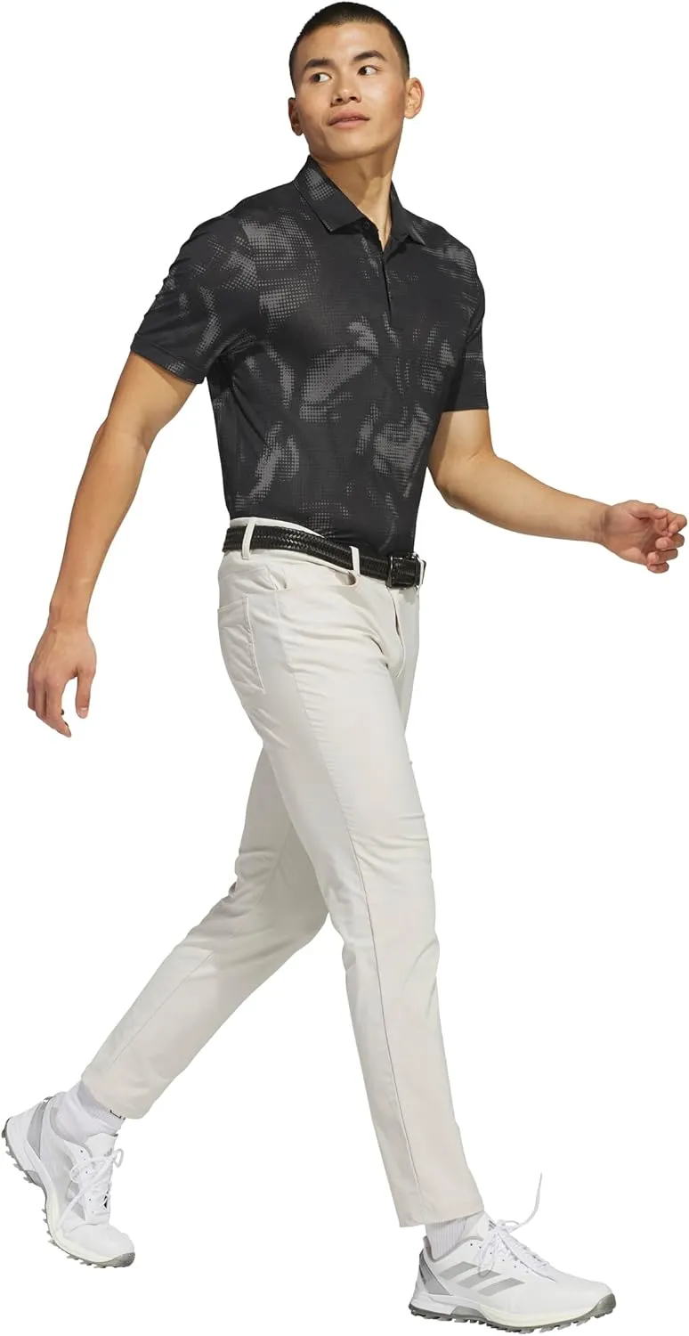adidas Men's Ultimate365 Printed Mesh Polo Shirt