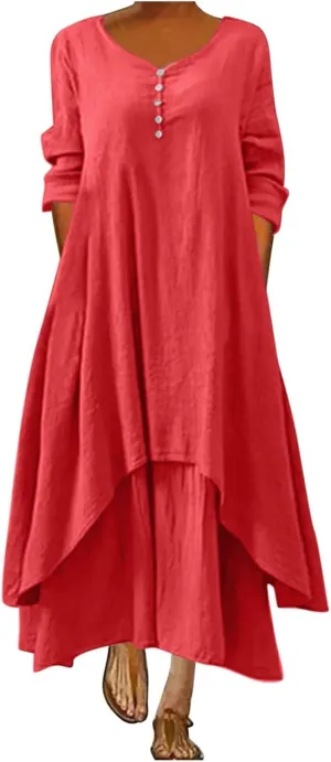 aihihe Maxi Dresses for Women 2024 Boho Dresses for Women 2024 Grandma of The Bride Dresses Black Holiday Dress Plus Size