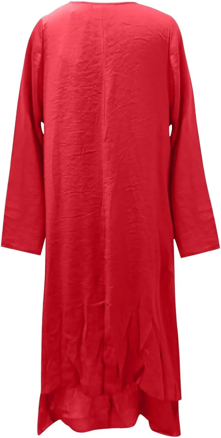 aihihe Maxi Dresses for Women 2024 Boho Dresses for Women 2024 Grandma of The Bride Dresses Black Holiday Dress Plus Size