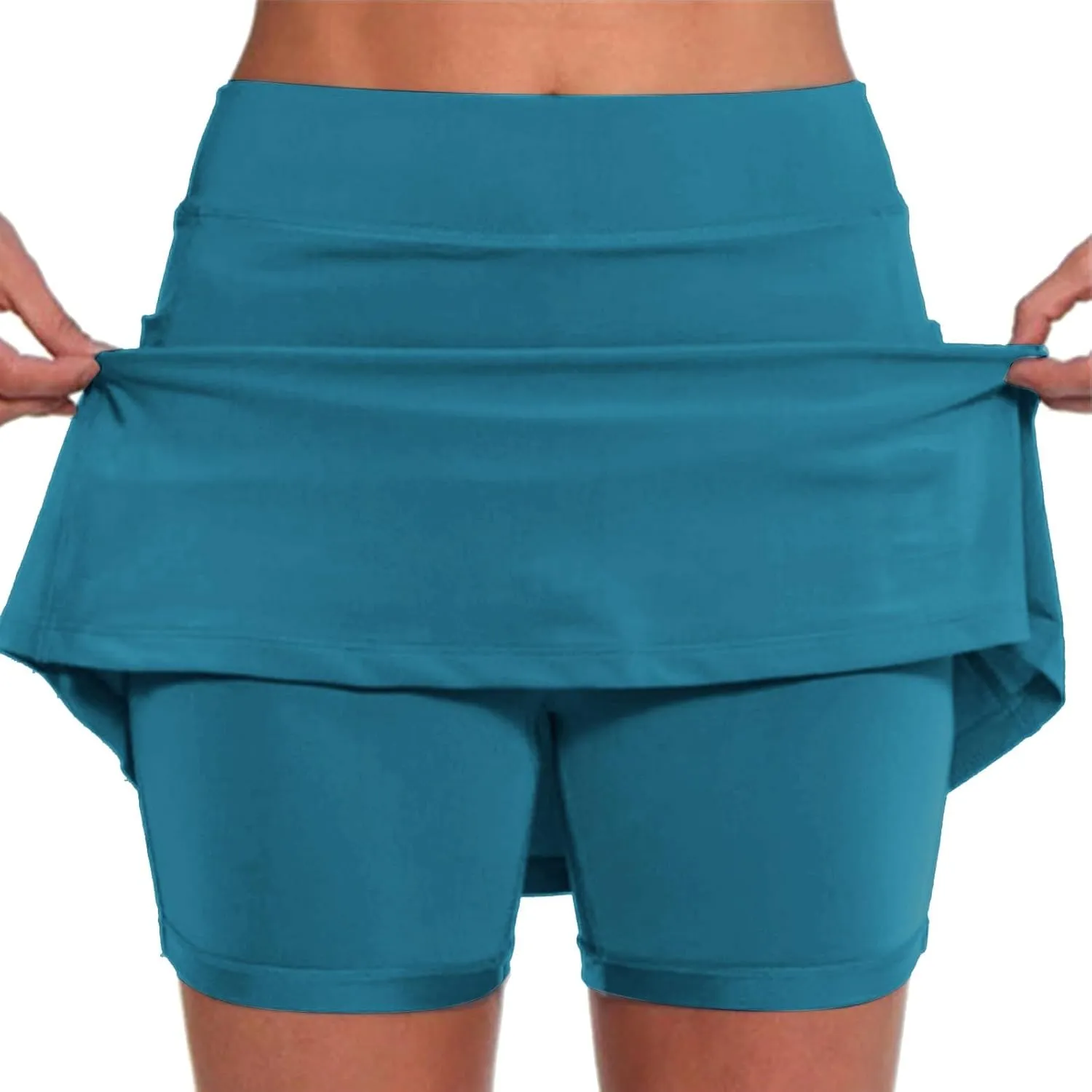 aihihe Summer Skirts for Women 2024 Tennis Dresses for Women Navy Black a line Skirt with Pockets for Women