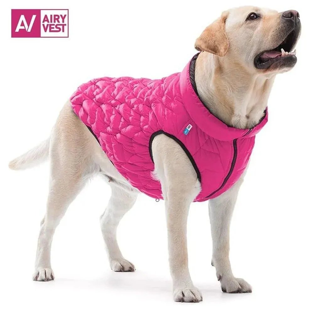 Airy Vest Dog Winter Coat UNI   Lightweight Reversible Warm Dog Jacket   Water
