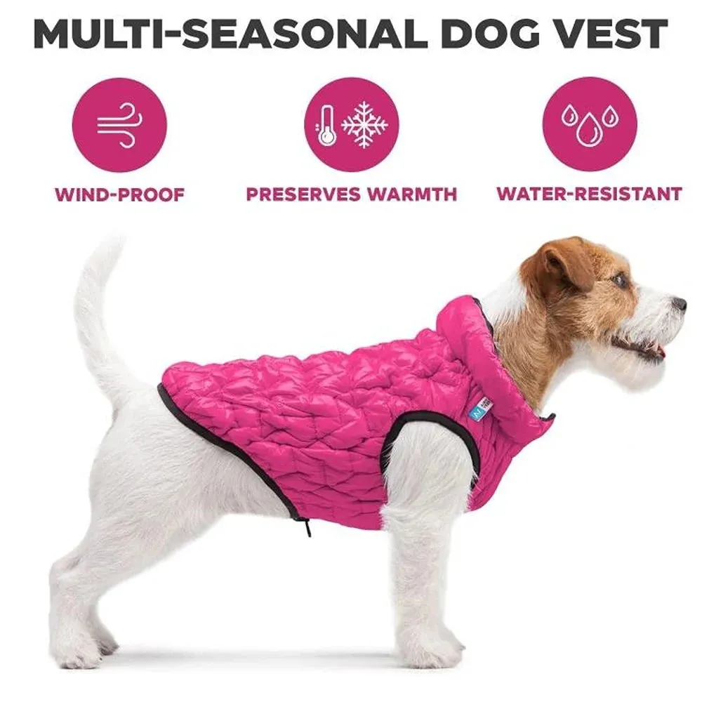 Airy Vest Dog Winter Coat UNI   Lightweight Reversible Warm Dog Jacket   Water