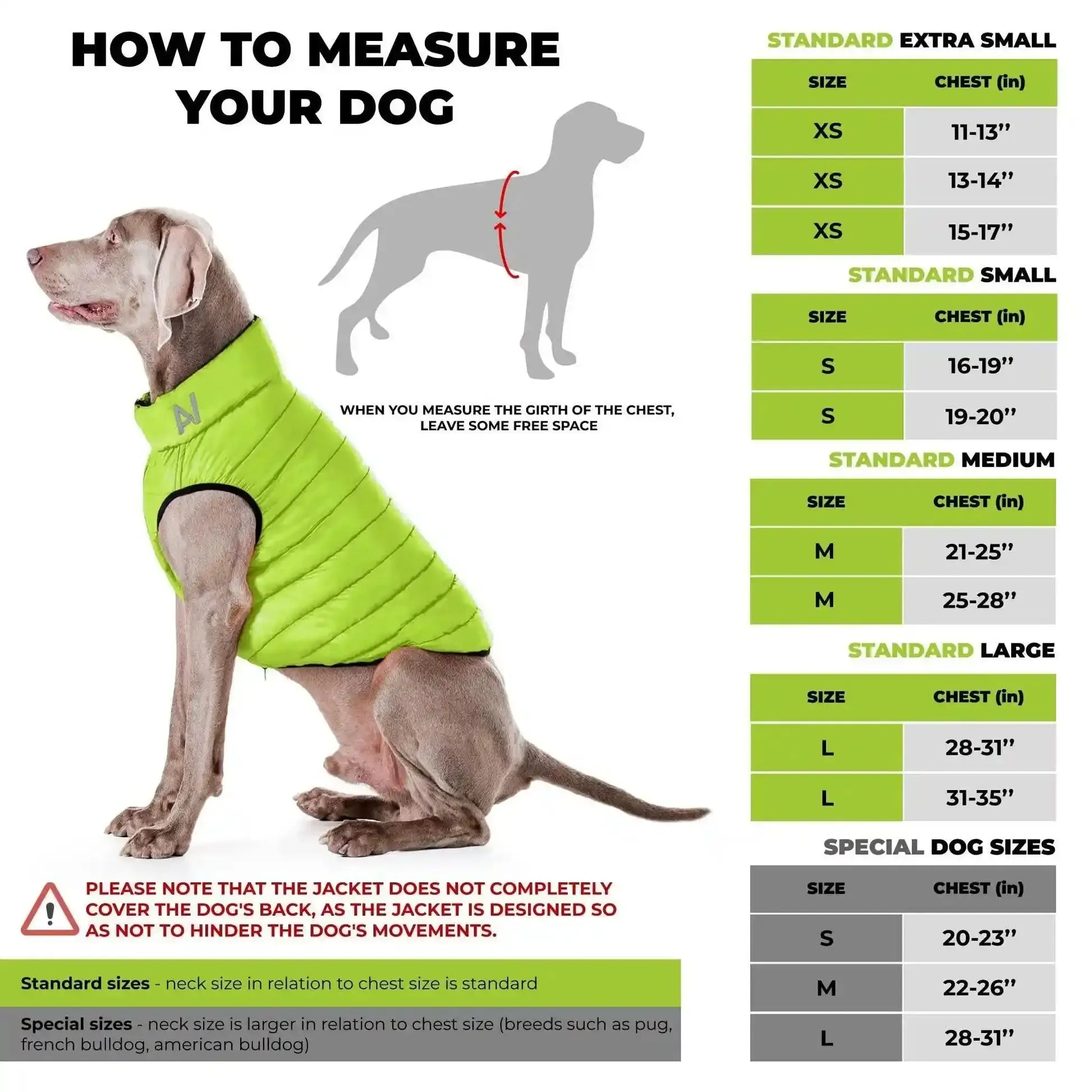 Airy Vest Lightweight Reversible Winter Dog Coat Warm Dog Jacket Water