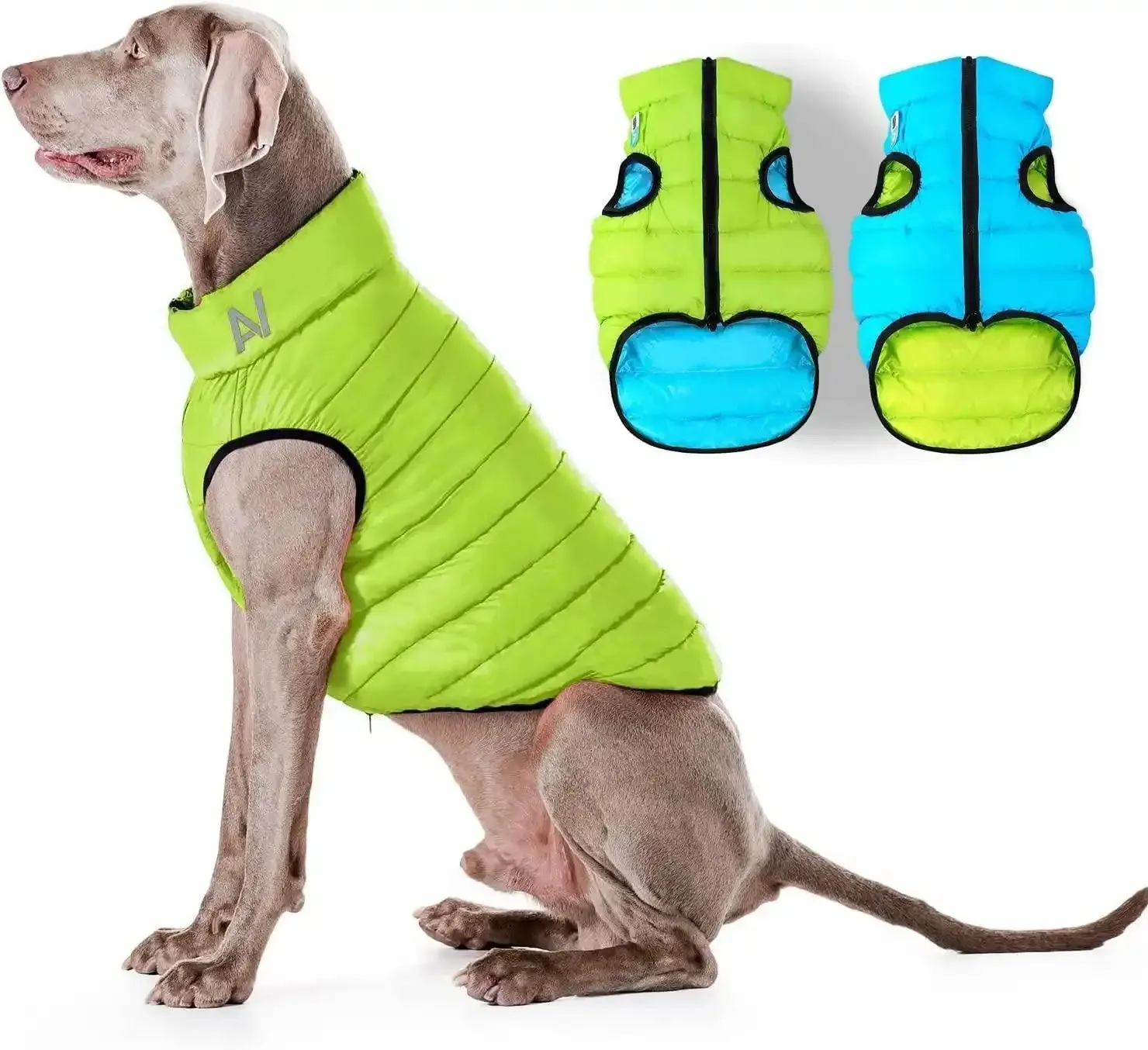 Airy Vest Lightweight Reversible Winter Dog Coat Warm Dog Jacket Water
