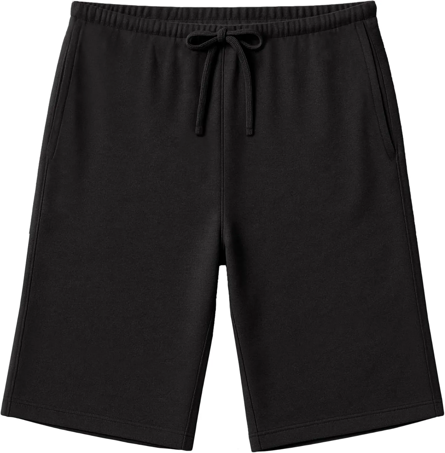 Andrew Scott Men's 3 Pack Soft & Light Cotton Drawstring Yoga Lounge & Sleep Jam Shorts/Jersey Shorts with Pockets