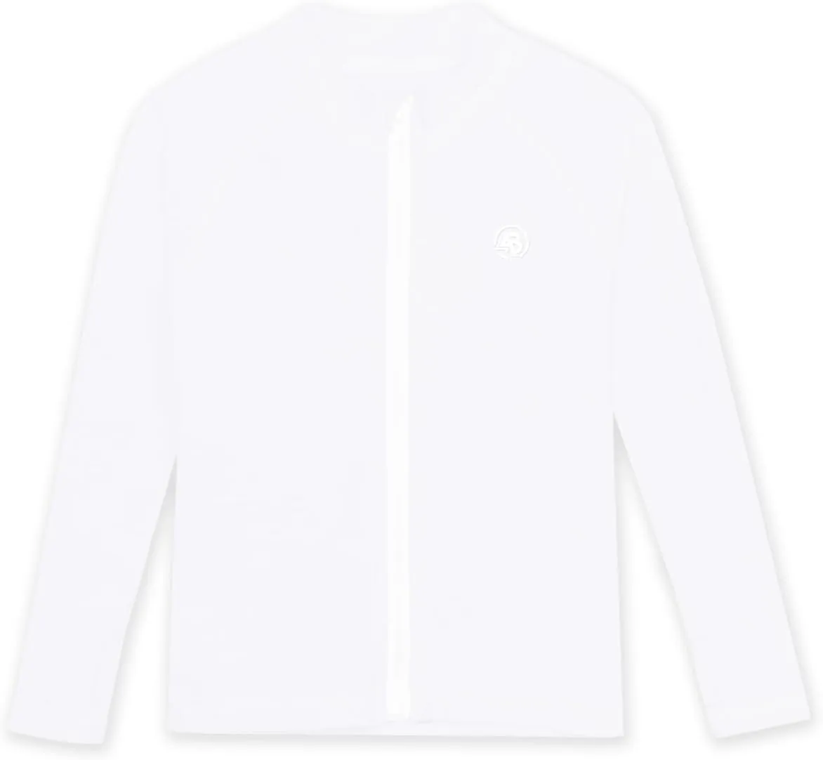 AOBUTE Unisex Kids Zipper Rash Guard Boys UPF 50  UV Protection Sun Shirt with Thumb Hole 3-12 Years