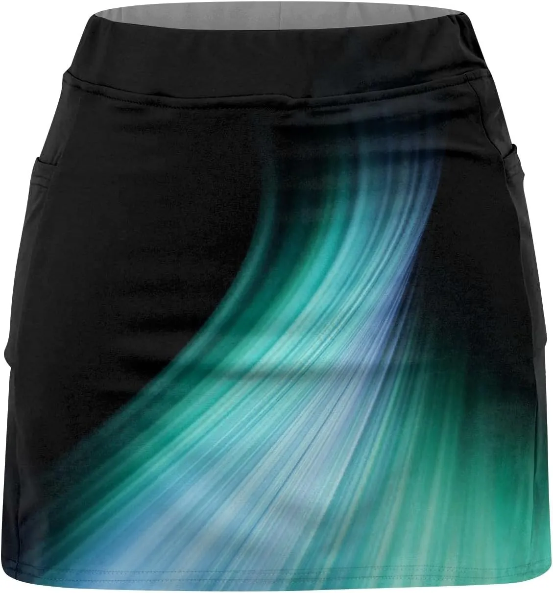 Athletic Skorts for Woman Hight Waist Solid/Gradient Skirts Elastic Tennis Yoga Shorts Tummy Control Skinny Joggers