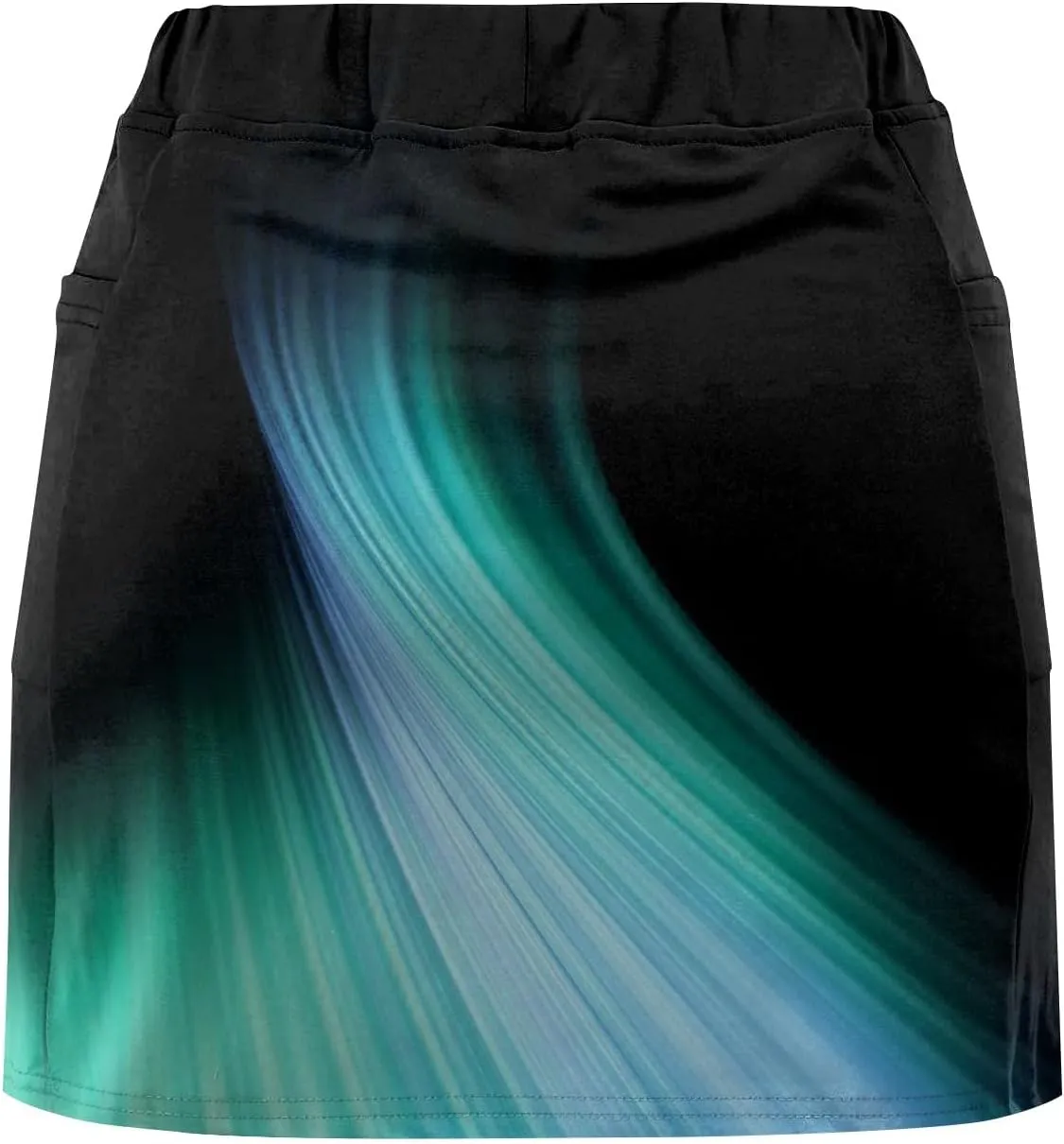 Athletic Skorts for Woman Hight Waist Solid/Gradient Skirts Elastic Tennis Yoga Shorts Tummy Control Skinny Joggers