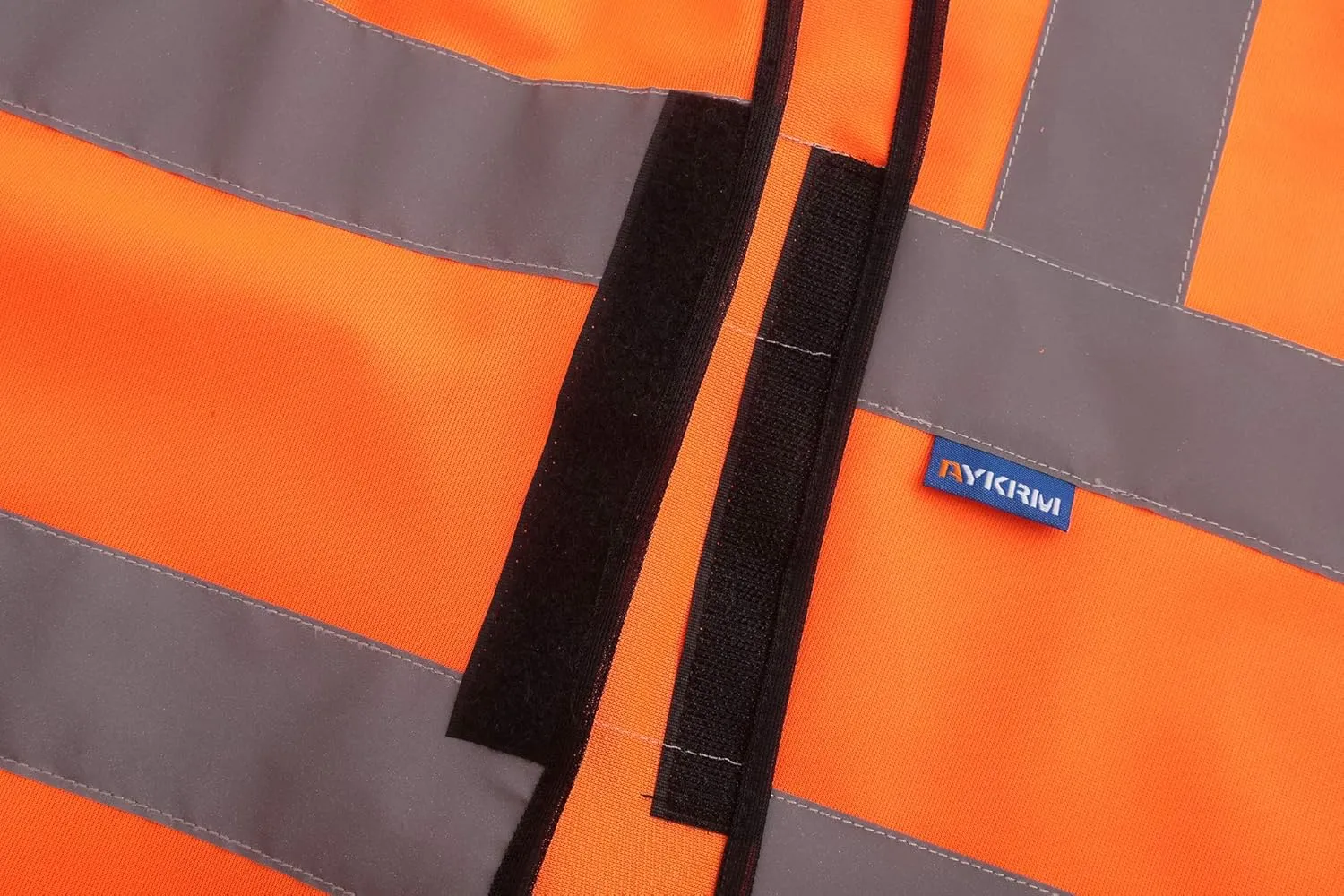 AYKRM 12 colour High visibility viz vest hi vis viz reflective work construction safety vest (XS-8XL)