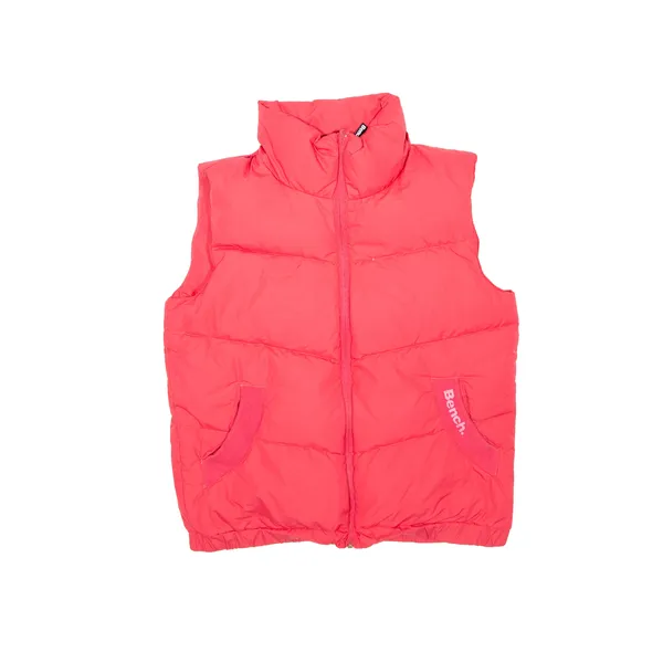BENCH Reversible Womens Puffer Gilet Pink M