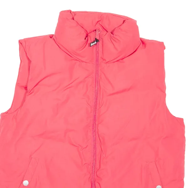 BENCH Reversible Womens Puffer Gilet Pink M