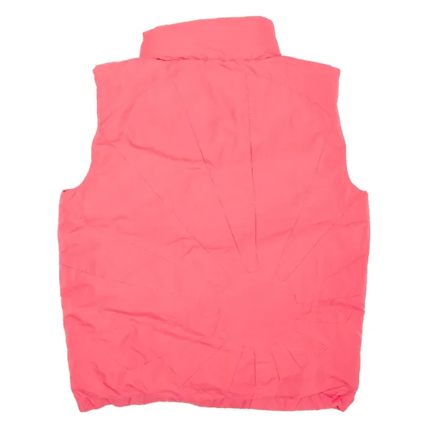 BENCH Reversible Womens Puffer Gilet Pink M