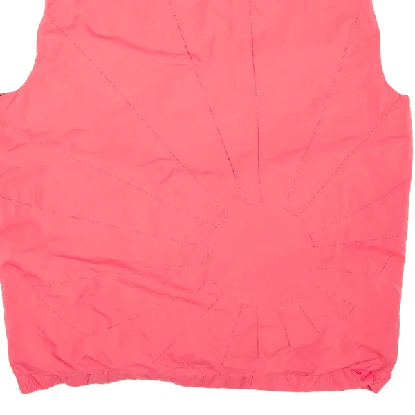 BENCH Reversible Womens Puffer Gilet Pink M
