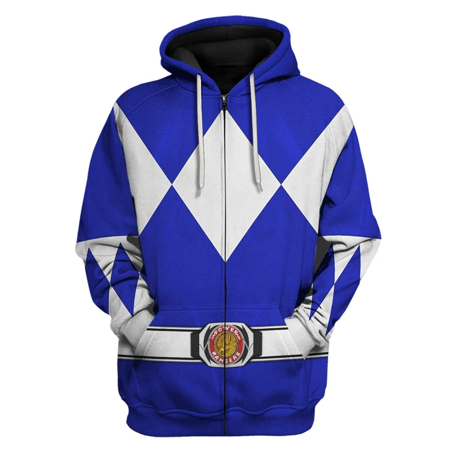 Blue Ranger Mighty Morphin Hoodies Sweatshirt T-shirt Hawaiian
