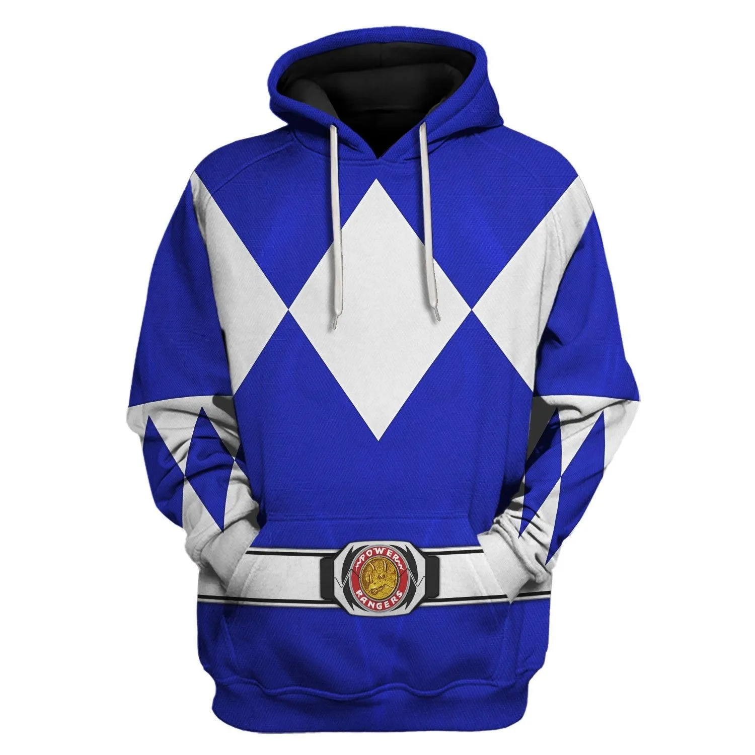 Blue Ranger Mighty Morphin Hoodies Sweatshirt T-shirt Hawaiian