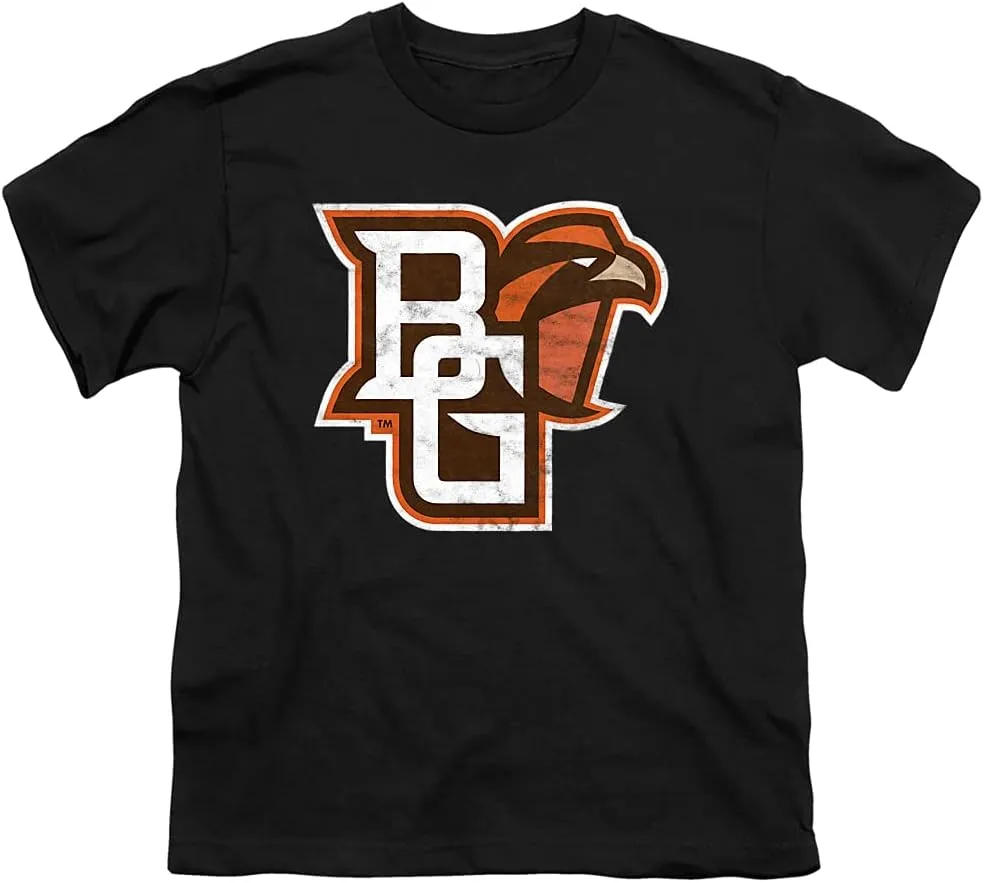 Bowling Green State University Official Distressed Primary Youth Kids Boy/Girls T Shirt