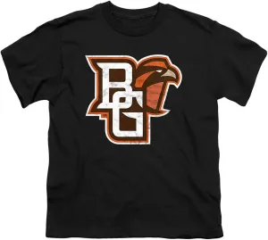 Bowling Green State University Official Distressed Primary Youth Kids Boy/Girls T Shirt