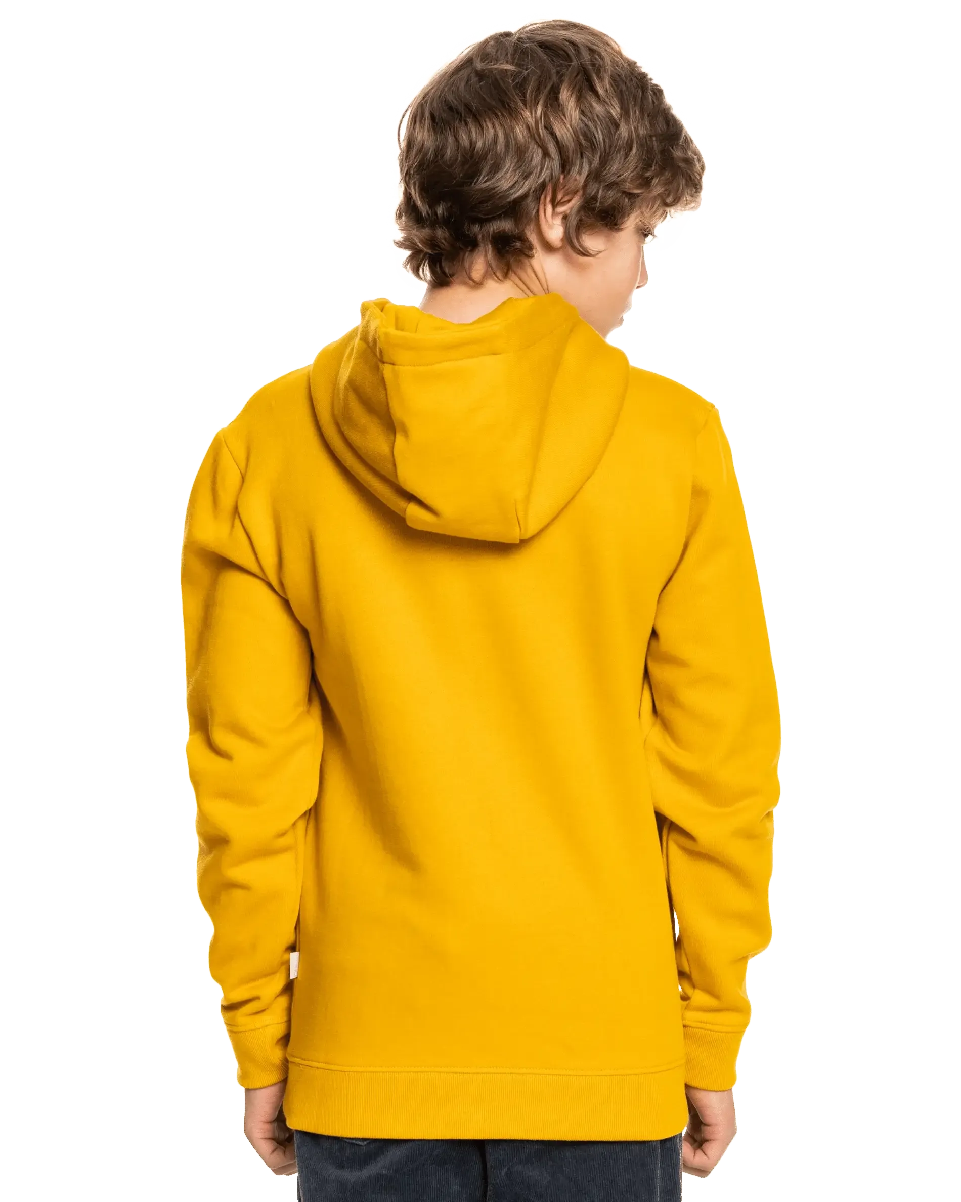 Boys Primary Colours Hoodie in Nugget Gold