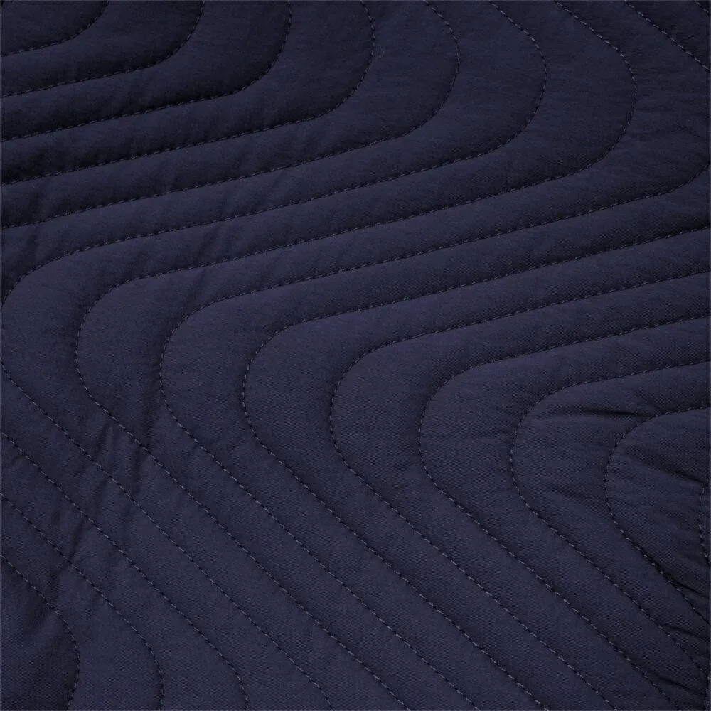 Butter Goods Quilted Reversible Jacket Navy Blue