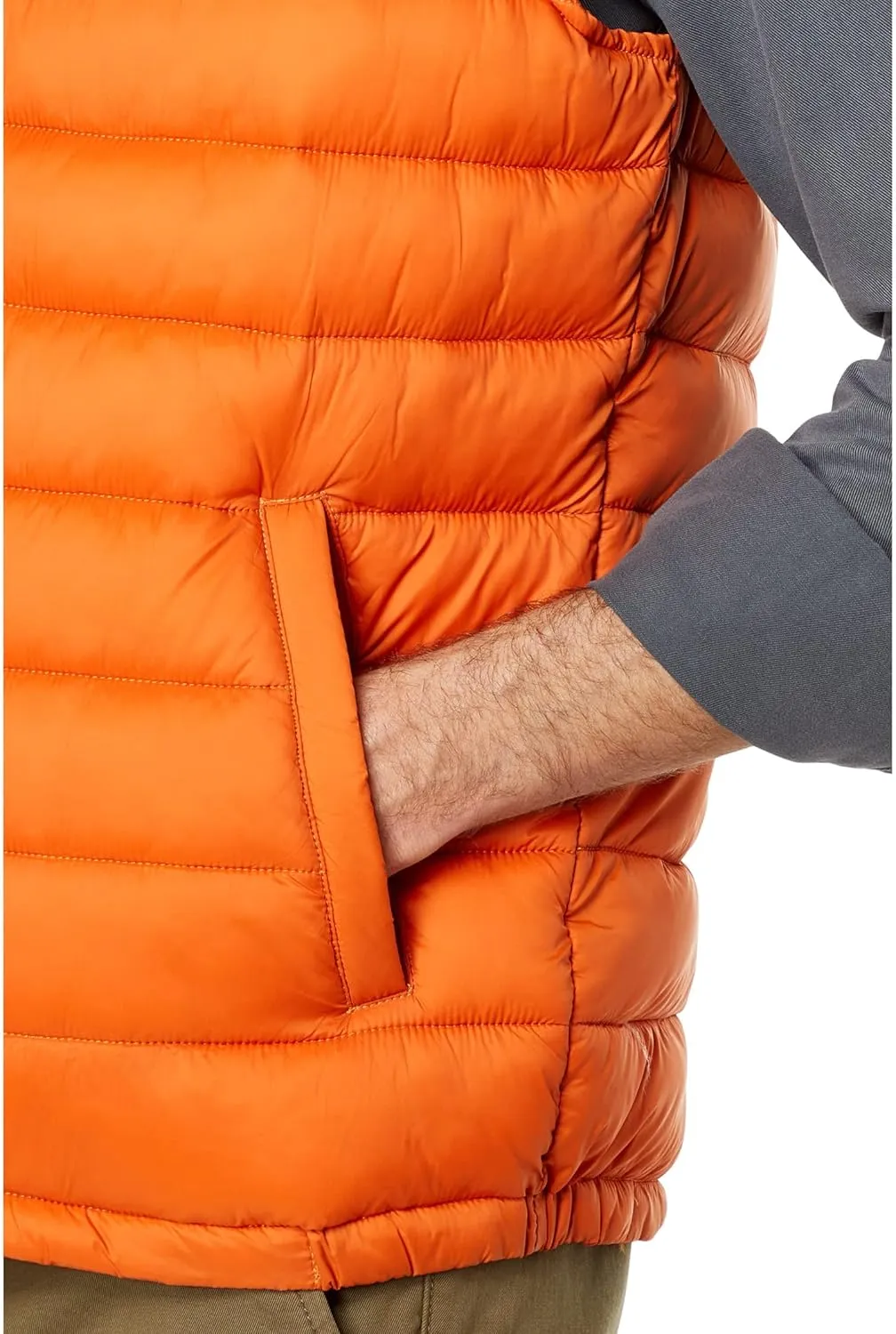 Cole Haan Men's Quilted Puffer Vest with Chest Zip Pocket