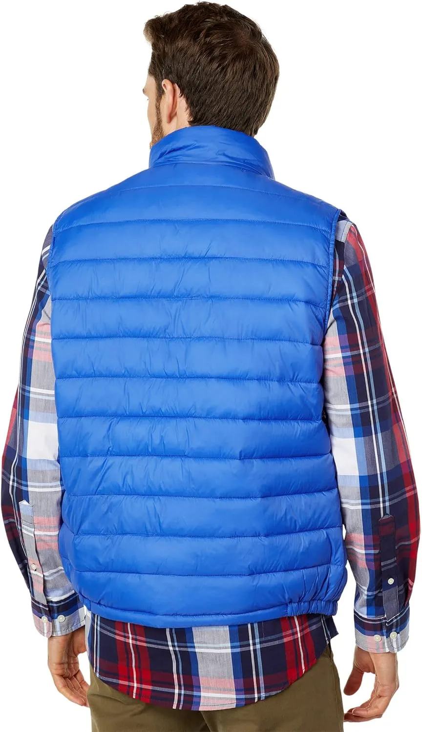 Cole Haan Men's Quilted Puffer Vest with Chest Zip Pocket