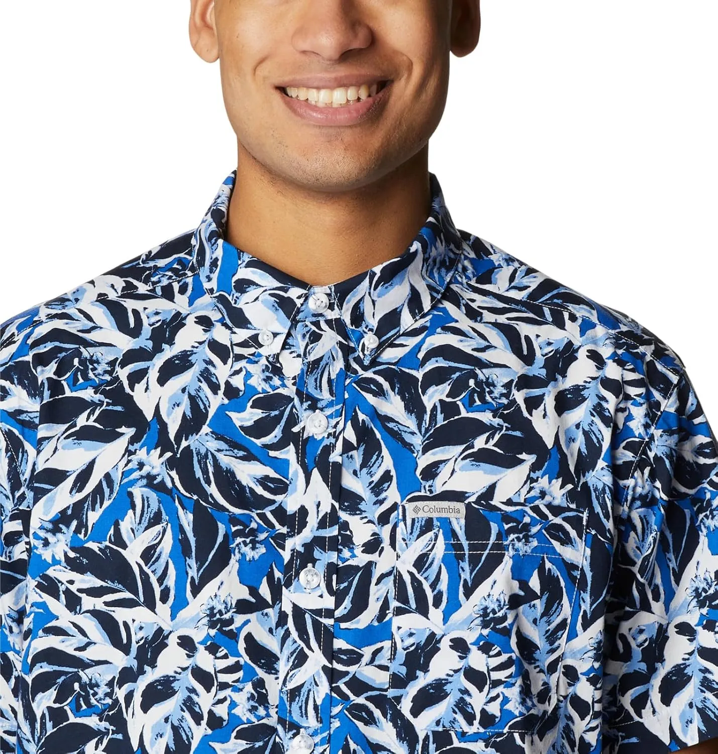 Columbia Men's Rapid Rivers Printed Short Sleeve Shirt