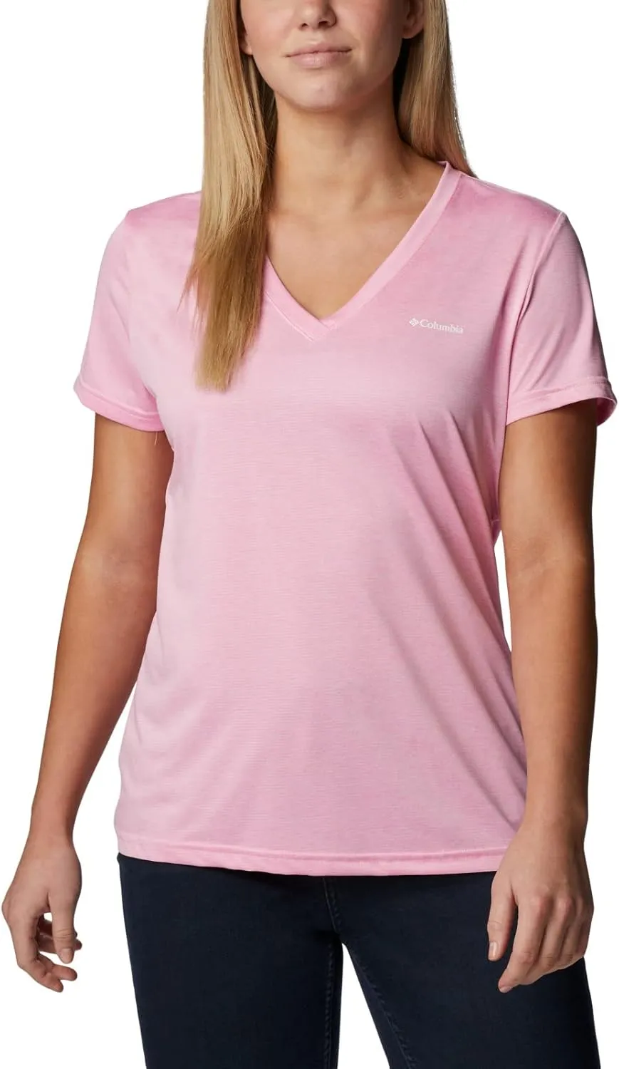 Columbia Women's Hike Short Sleeve V Neck