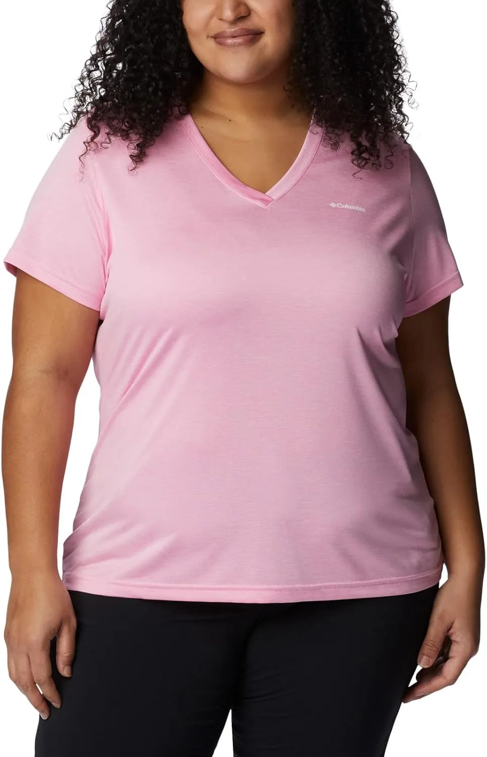 Columbia Women's Hike Short Sleeve V Neck
