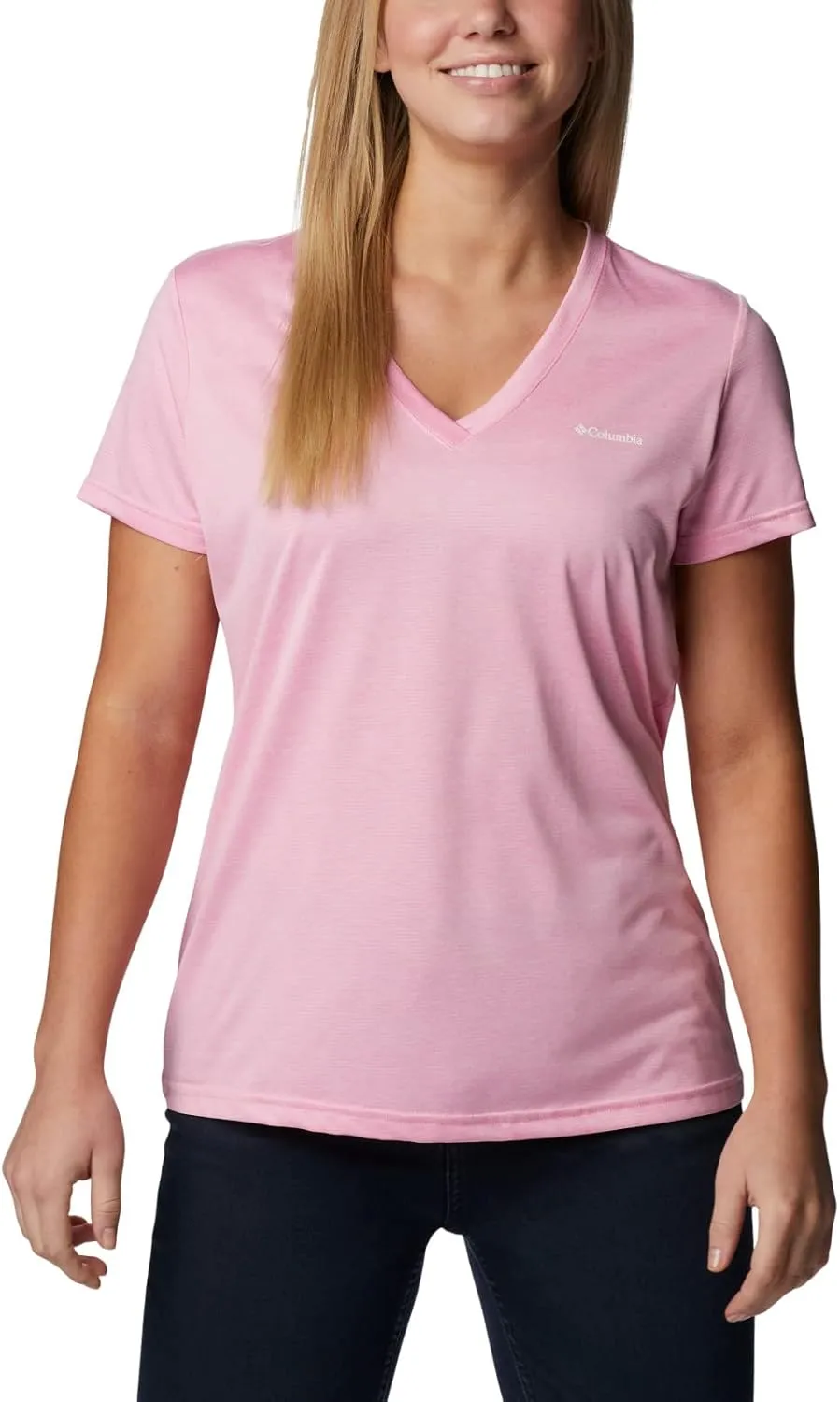 Columbia Women's Hike Short Sleeve V Neck