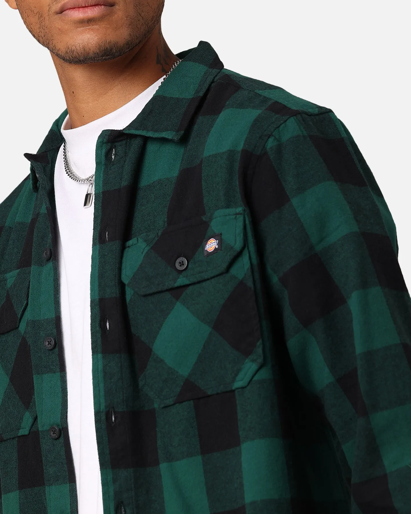 Dickies Sacramento Flannel Shirt Spruce 2.0
