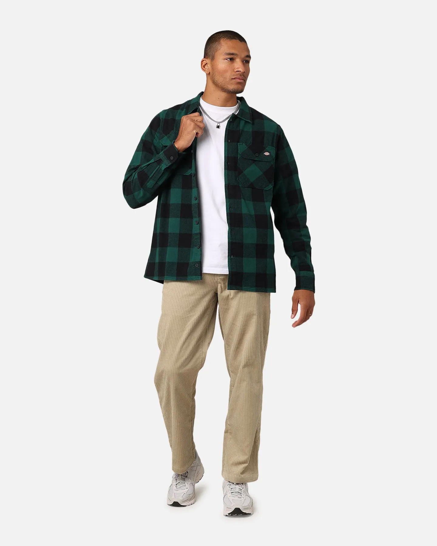 Dickies Sacramento Flannel Shirt Spruce 2.0