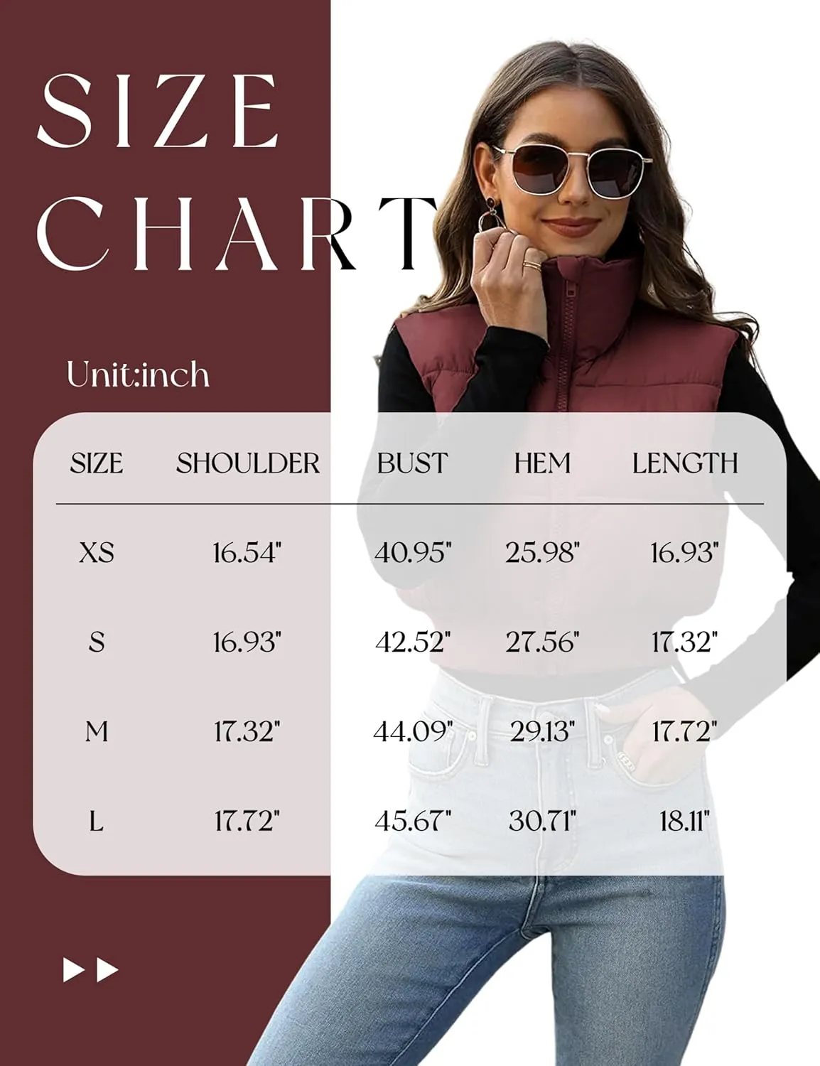 Dqbeng Cropped Puffer Vest Women Zip Up Stand Collar Sleeveless Outerwear Padded Crop Puffy Vests