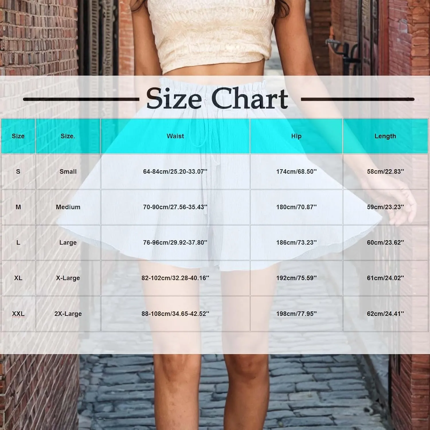 Flowy Shorts for Women Casual Ruffle Mini Skirts Drawstring High Waisted Boho Skorts Golf Tennis Summer Shorts