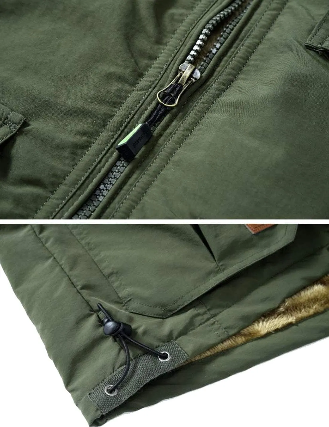 Flygo Men's Casual Lightweight Outdoor Travel Fishing Hunting Vest Jacket with Pockets