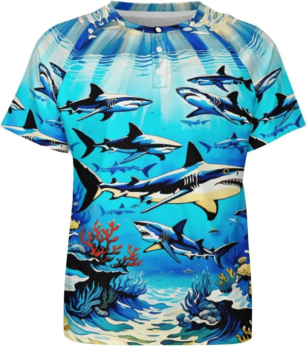for Men Short Sleeve Shirts Bird Pattern V Neck Shirt Tshirt Casual Tops Pullover Quick Dry with Designs