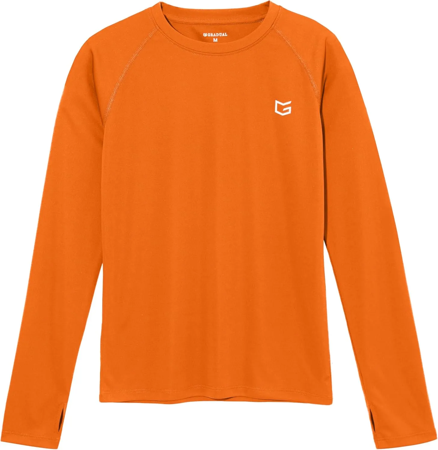 G Gradual Boy's Rash Guard UPF 50  Sun Protection Shirt Quick Dry Long Sleeve Swim Shirts Lightweight SPF Youth Fishing Shirt