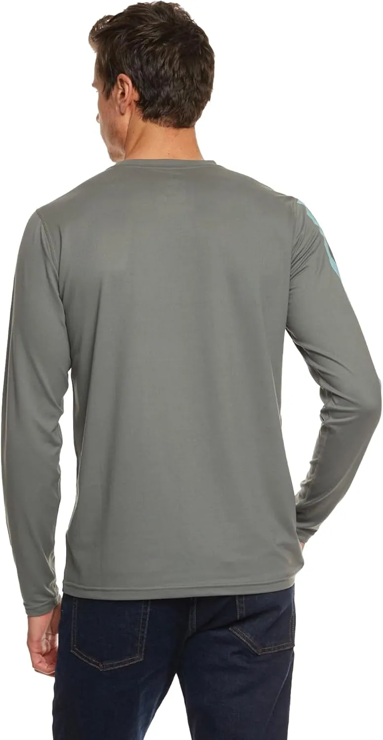 Gerry Mens Sun Shirt Protection Tee UPF 40  - Quick-Dry, Anti-Pill Rash Guard for Men - Soft Stretch Solar Jersey Swim Shirt