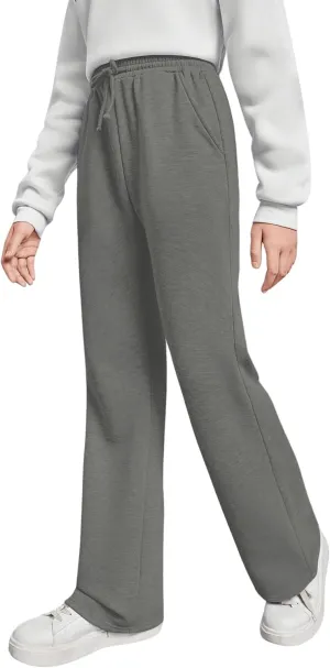 Girl's Jogger Sweatpants High Waist Wide Leg Baggy Pants Casual Gym Workout Pants