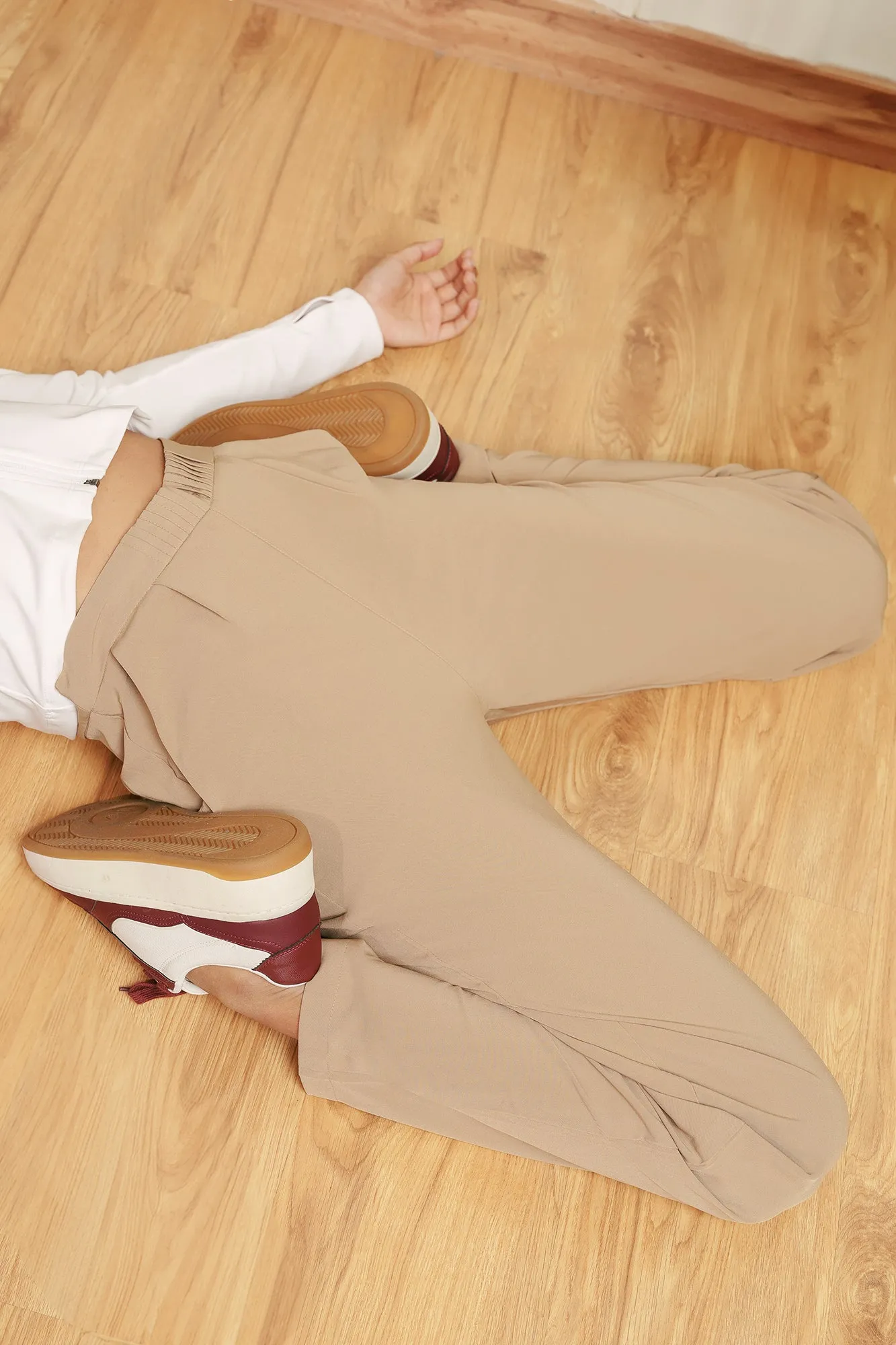 Glide-iator Tan Brown Korean Pants