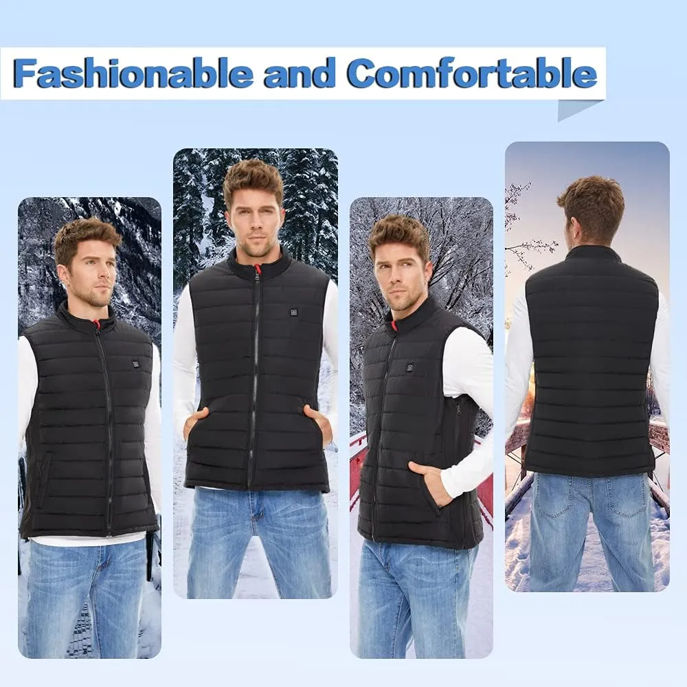 Heated Vest for Men and Women with Battery Pack Rechargeable Heated vests Warming Lightweight Heating Vest