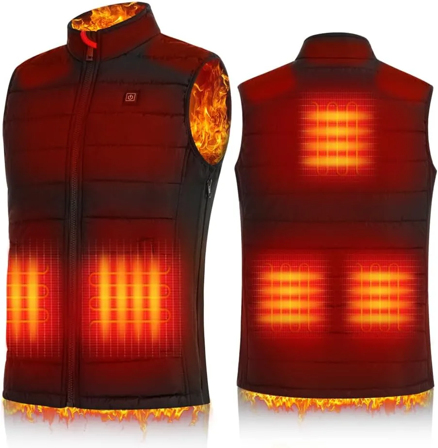 Heated Vest for Men and Women with Battery Pack Rechargeable Heated vests Warming Lightweight Heating Vest