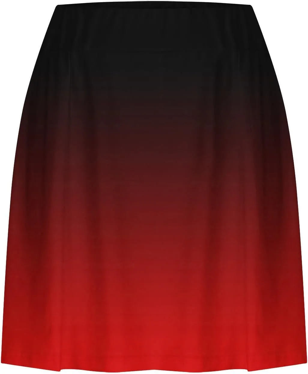 HGps8w Women's Tennis Skirt with Built-in Shorts Stretchy High Waisted Gradient Flowy Athletic Running Golf Skorts Skirts