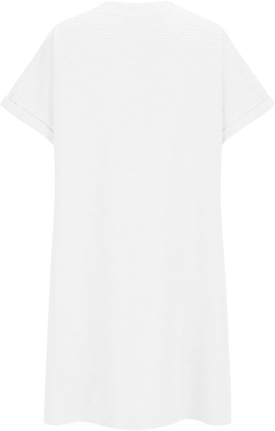 JOAU Women's Casual Summer Short Sleeve T Shirt Dress Loose Beach Mini Dresses Travel Vacation Clothes with Pockets 2025