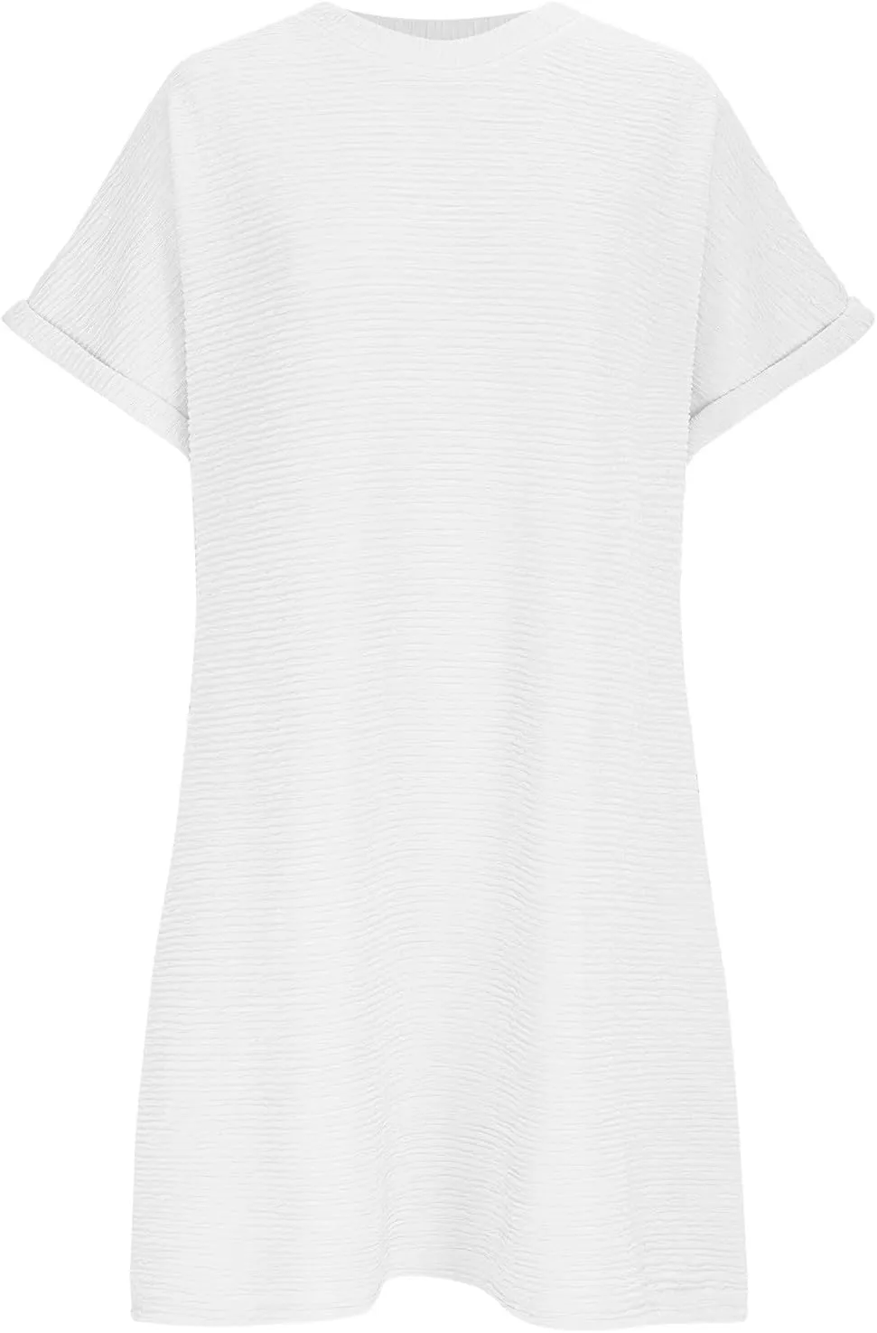 JOAU Women's Casual Summer Short Sleeve T Shirt Dress Loose Beach Mini Dresses Travel Vacation Clothes with Pockets 2025