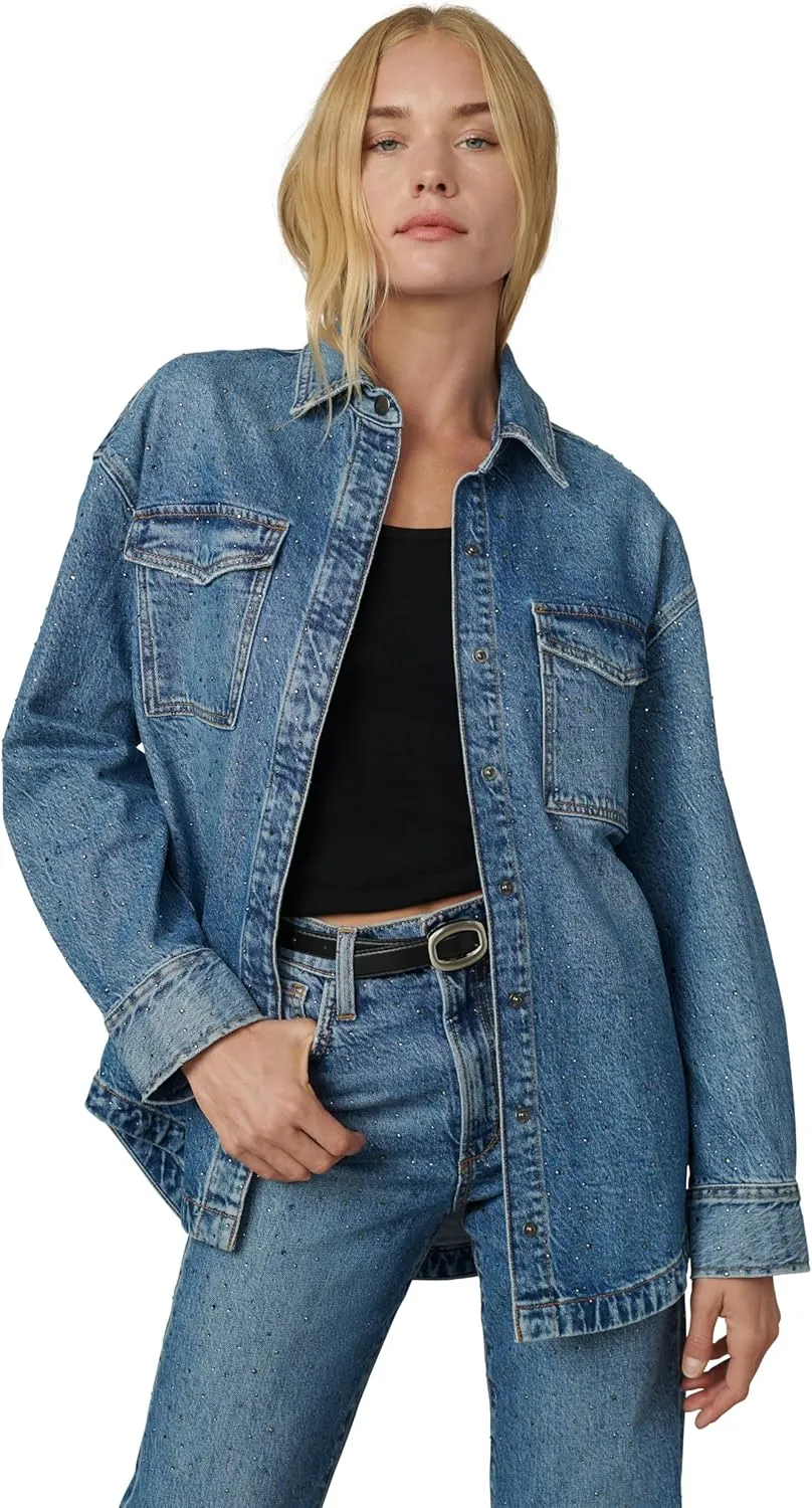 Joe's Women's The Katrina Shirt Jacket with Stones