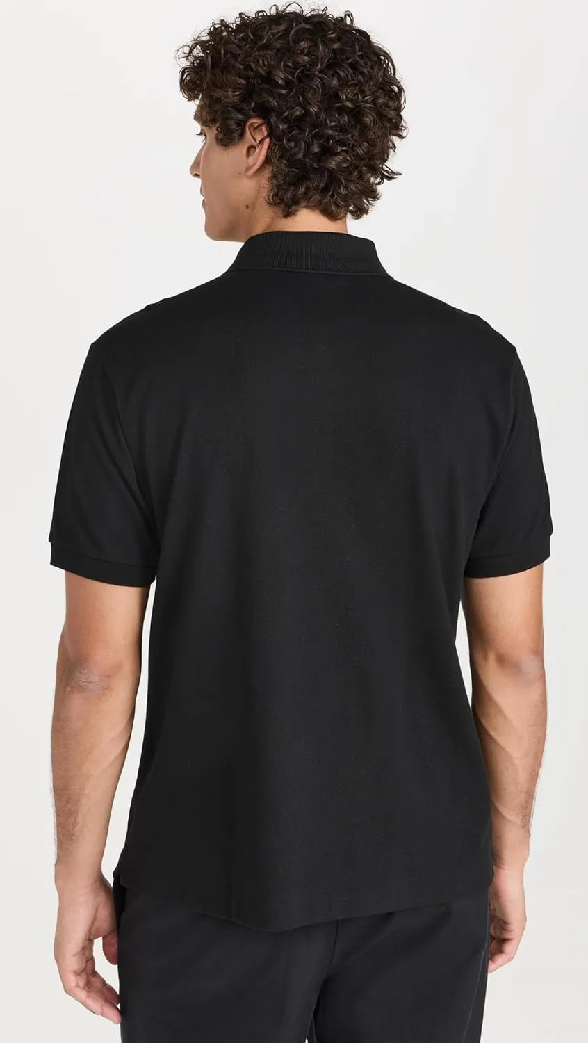 Lacoste Men's Short Sleeved Ribbed Collar Shirt