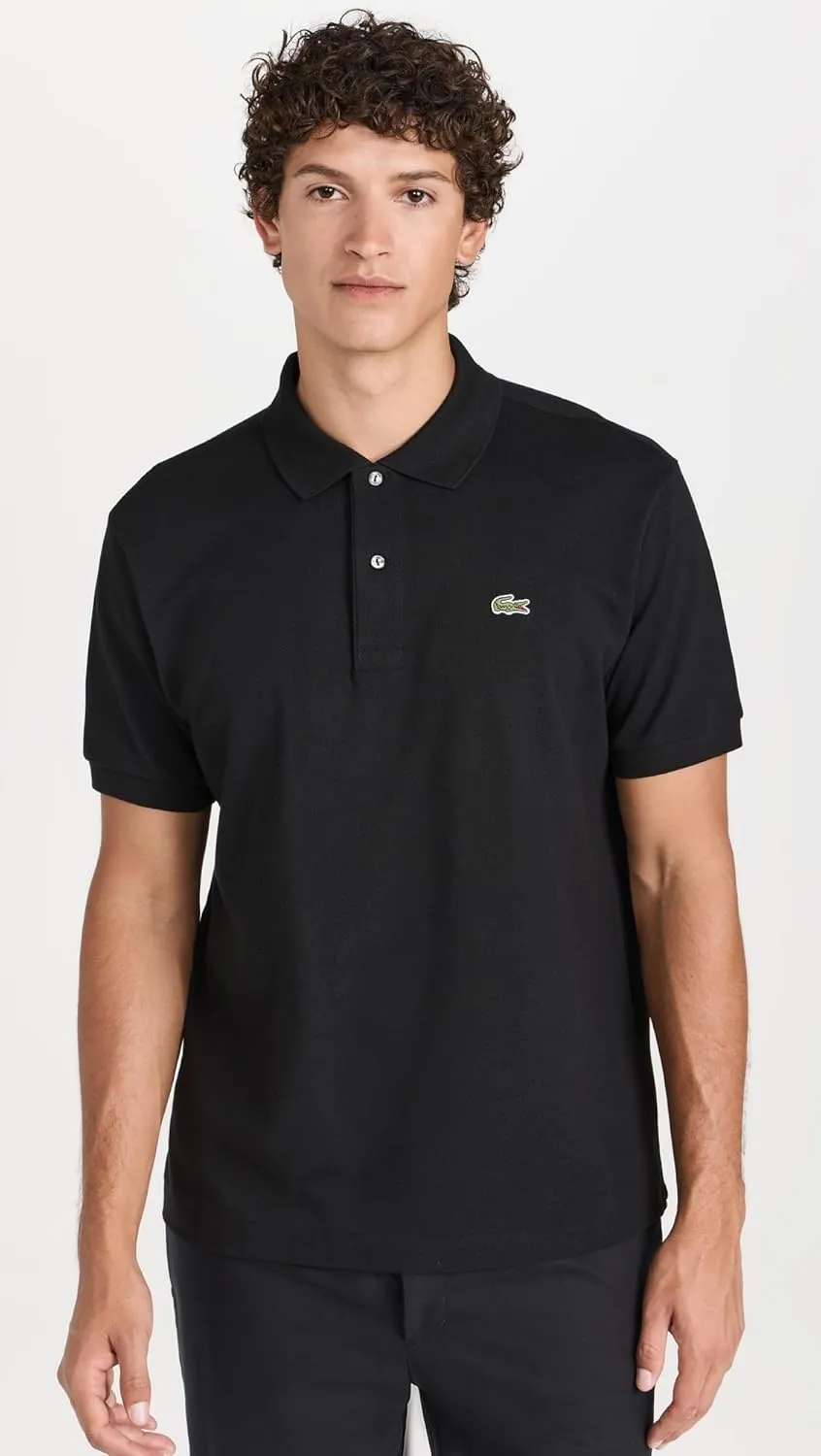Lacoste Men's Short Sleeved Ribbed Collar Shirt